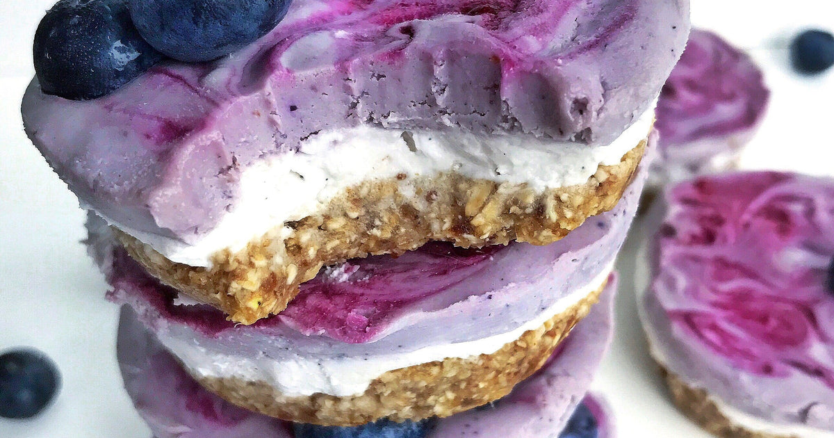Raw Acai and Blueberry Protein Cheesecakes – Vivo Life IT